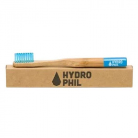 HydroPhil bambusz fogkefe (puha sörte, gyerek, kék nyél) 1db