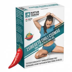 Natur Tanya Zsírégető csomag (30db chili tabletta, 200ml chili gél) 1db