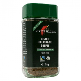 Mount Hagen koffeinmentes instant bio kávé 100g