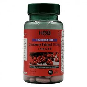 H&B Tőzegáfonya tabletta 400 mg 90 db