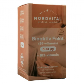 Nordvital B9-vitamin ((folát)) 800 mcg kapszula 60 db