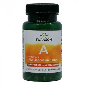 Swanson A-vitamin 10000iu kapszula 250db