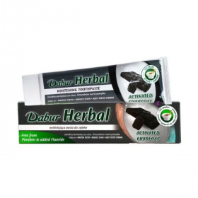 Dabur Herbal gyógynövényes fogkrém aktív szénnel 100ml