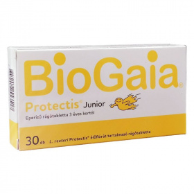 Biogaia (ProTectis) Junior (eper ízű) rágótabletta 30db