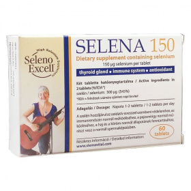 Selena 150 szelén tartalmú tabletta 60db