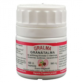 Pharmaforte Gralma gránátalma 640 mg kapszula 45db