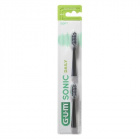 Gum ActiVital Sonic szónikus fogkeféhez való pótfejek fekete, 2db 