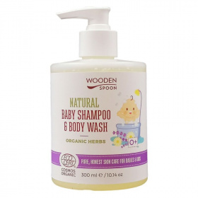 Wooden Spoon Natural baba sampon és tusfürdő - levendula 300ml