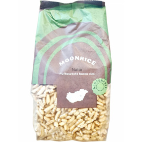 Moonrice puffasztott rizs - barna rizs, natúr 85g