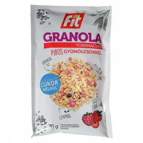 Fit Reggeli granola - piros gyümölcsökkel 70g