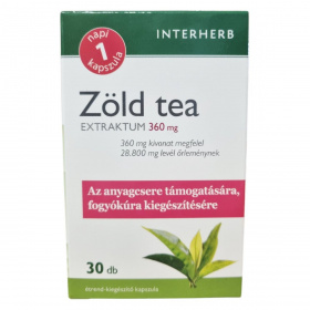 Interherb Napi 1 Zöld tea extratum kapszula 30db