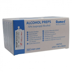 Romed Alcohol preps törlő lapkák 100db