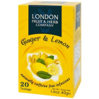 London Fruit & Herb filteres citrom-gyömbér tea 20db 
