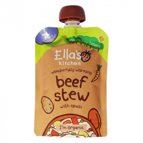 Ella's Kitchen bio marhapörkölt krumplival és zöldégekkel bébiétel 130g
