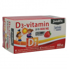 Jutavit D3-vitamin 800NE KID eper ízű rágótabletta 60db 