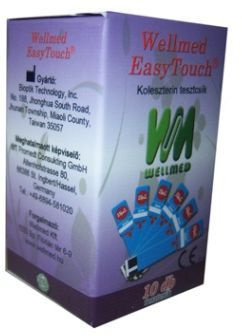 wellmed easy touch koleszterin tesztcsík)