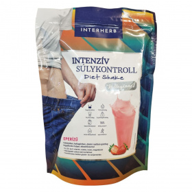 Interherb Intenzív Súlykontroll Diet Shake italpor - eper ízű 528g