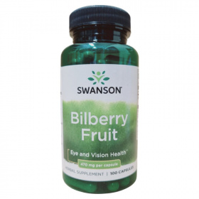 Swanson Bilberry Fekete áfonya 470mg kapszula 100db