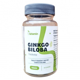 Netamin Ginkgo Biloba 300mg tabletta SZUPER kiszerelés 60db