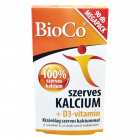 BioCo szerves Kalcium + D3-vitamin Megapack tabletta 90db 