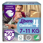 Libero Comfort 4 nadrágpelenka (7-11kg) 50db 