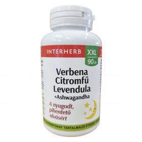 Interherb XXL Verbena + Citromfű + Levendula + Ashwagandha tabletta 90db
