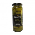Loreto queen zöld magozott olívabogyó 163g 