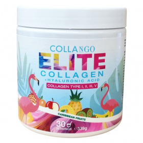 Collango Elite Collagen + Hyaluronic Acid por - trópusi gyümölcs ízű 339g