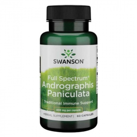 Swanson Andrographis Paniculata full sepktrum 400mg kapszula 60db