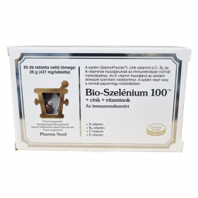 Pharma Nord Bio-Szelénium 100+Cink+Vitaminok tabletta 60db