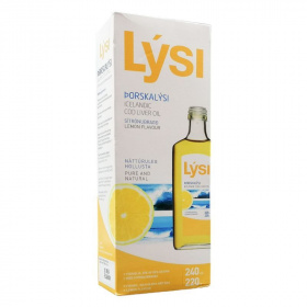 Lysi tőkehalmáj olaj - citromos 240ml