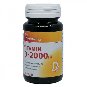 Vitaking Vitamin D-2000IU lágyzselatin kapszula 90db