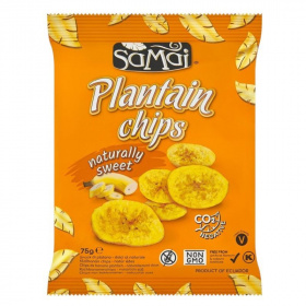 Samai főzőbanán chips - natúr édes 75g