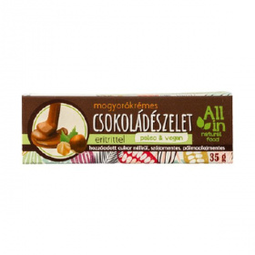 All in csokoládészelet mogyorókrémes eritrittel 35g