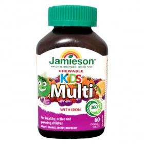 Jamieson Kids Multi with Iron rágótabletta 60db