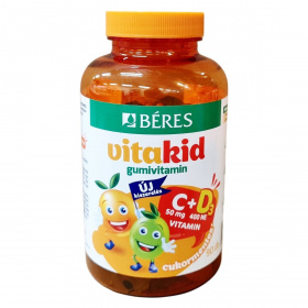 Béres vitakid C+D gumitabletta 90db