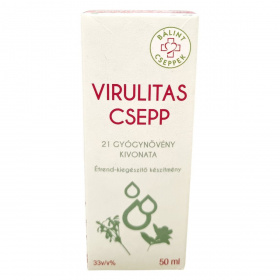 Bálint cseppek Virulitas (Cistus Incanus - Bodorrózsa tartalommal) csepp 50ml