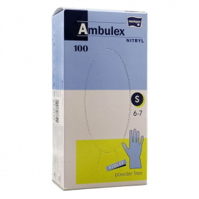 Ambulex Vizsgálókesztyű (nitril lila, S) 100db