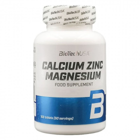 BioTechUSA Calcium-Zinc-Magnesium tabletta 100db