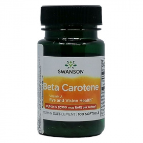 Swanson Beta Carotene (Béta-karotin) 15mg kapszula 100db