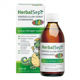 Herbalsept köhögés elleni szirup gyermekeknek 200ml