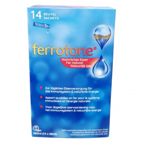 Ferrotone vastartalmú forrásvíz (14x20ml) 14db