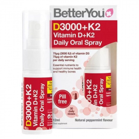 BetterYou Dlux+D3+K2-vitaminos szájspray 12ml