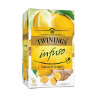 Twinings citrom és gyömbér herbatea 40g 