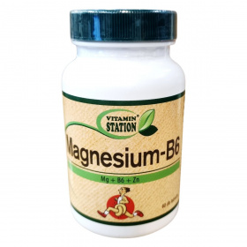 Vitamin Station Magnézium + B6 tabletta 60db