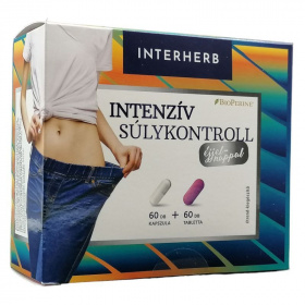 Interherb Intenzív Súlykontroll fogyókúrás kapszula és tabletta 2x60db