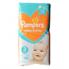 Pampers Sleep & Play Midi 3 (6-10 kg) pelenka 58db 