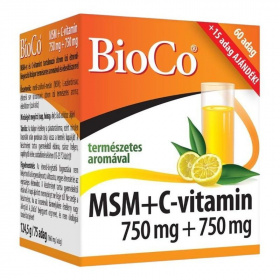 BioCo MSM 750mg + C-vitamin 750mg italpor 60db