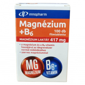 Innopharm Magnézium-laktát + B6 filmtabletta 100db