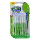 Gum Trav-Ler fogközi kefe kupakkal zöld 1,1mm-es, 6db 